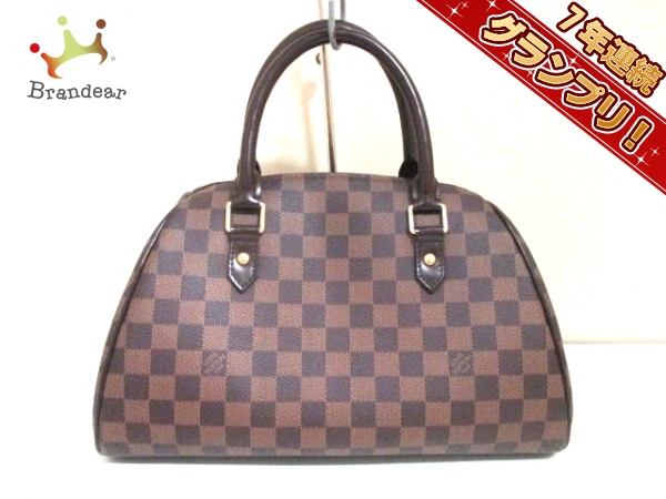 ルイヴィトン ハンドバッグ ダミエ 美品 リベラMM N41434 エベヌ LOUIS 