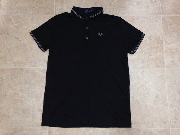 BEAMS購入 FRED PERRY フレッドペリー 半袖 ポロシャツ S 黒 FRED