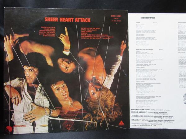 QUEEN★Sheer Heart Attack UK EMI オリジナル