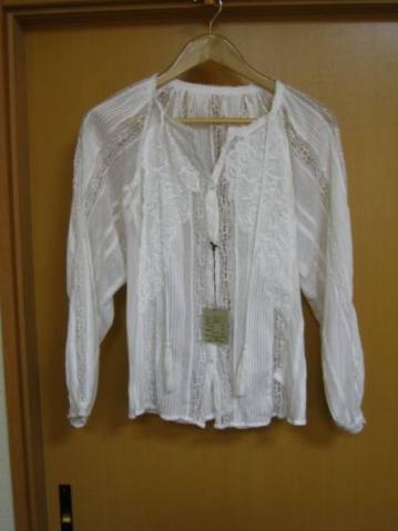 人気，大得価 goa/白/コットンチュール&times;トーションレース刺繍ペザントBL(Mサイズ)｜売買されたオークション情報、yahooの商品情報をアーカイブ公開 - オークファン Mサイズ