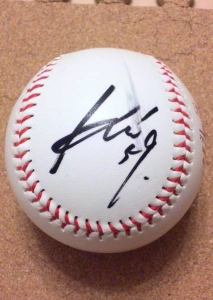 2016大ブレーク♪千葉ロッテ☆細谷圭選手 投げ入れサインボール