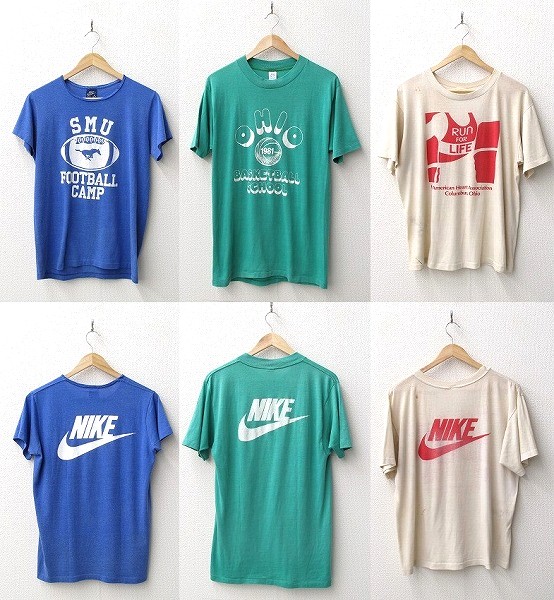 80s NIKE ビンテージ Tシャツ 3枚セット ※使用感 vintage