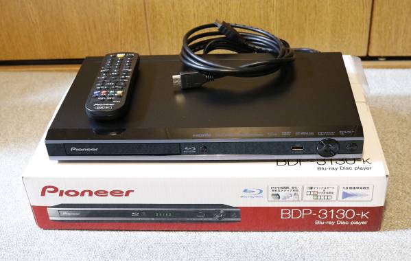 Pioneer ブルーレイディスクプレーヤー BDP-3130-K Blu-ray パイオニア