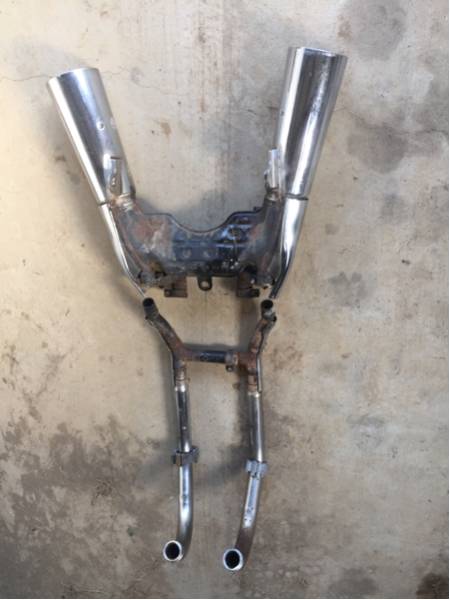 V-MAX1200 1UT 純正マフラー 北米仕様？サイレンサー エキパイ