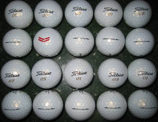 ロストボール2015年タイトリストプレステージゴールドパール20個