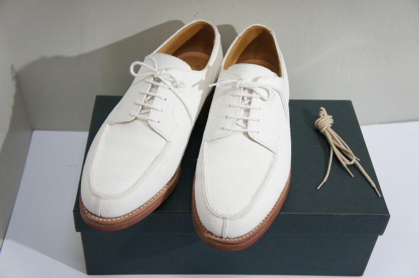Crockett&Jones クロケットジョーンズ ホワイトバックス 7 1/2 別注Crockett&Jonesクロケット&ジョーンズMoretonシューズ白725G