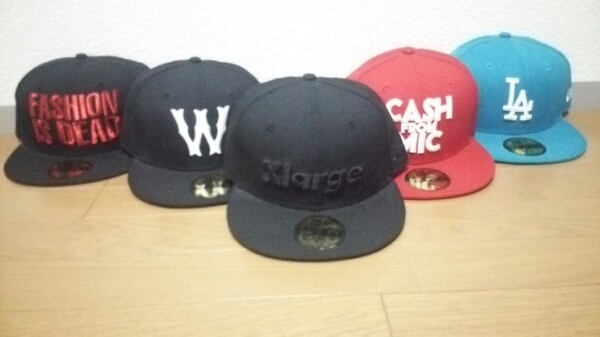 【中古】　newera キャップ ５個セット　 59FIFTY WIN FIELD