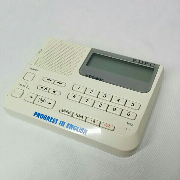 EDEC 英語 SDE-100 SDリピーター BOOK5付き 単4電池 動作品 動作確認