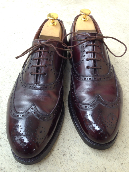 オールデン９２９ ウイングチップ ALDEN 7ハーフ