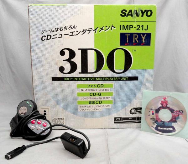 3DO TRY + ストII + 専用コントローラー 箱付 SANYO IMP-21J