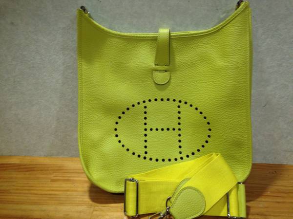 ☆未使用品 本革 PMサイズ レモンイエロー 斜め掛