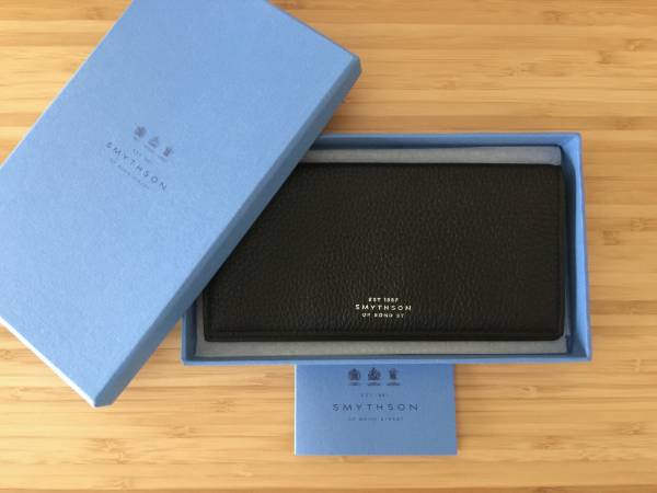 ■未使用■ SMYTHSON スマイソン 鹿革 長財布 ◆英国王室御用達