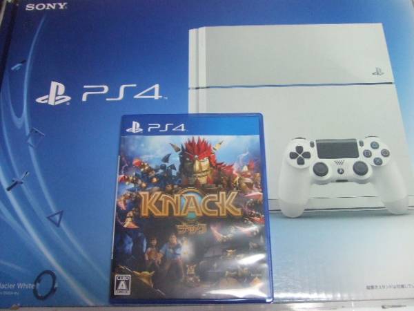 PS4 本体 CUH-1100A B02 500GB グレシャーホワイト　美品
