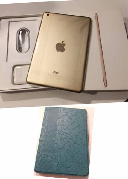 iPad mini3 16GB WiFi ゴールド 美品 純正カバー付