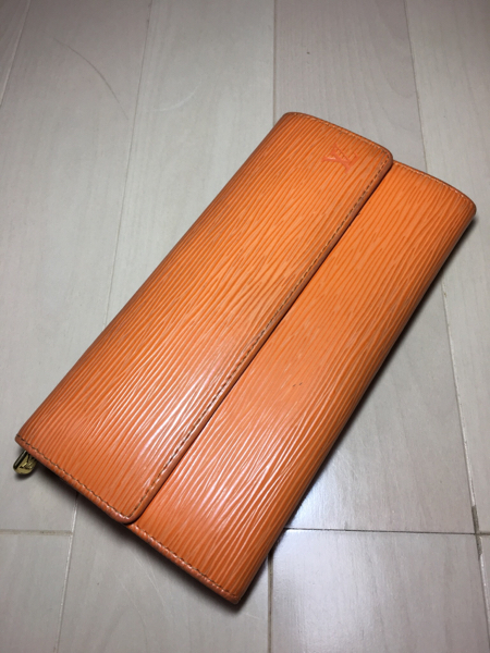 ★美品★ ルイヴィトン エピ ファスナー長財布 オレンジ