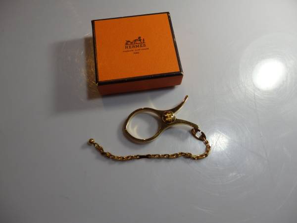 ☆美品☆HERMES エルメス フィルー グローブホルダー ゴールド ☆美