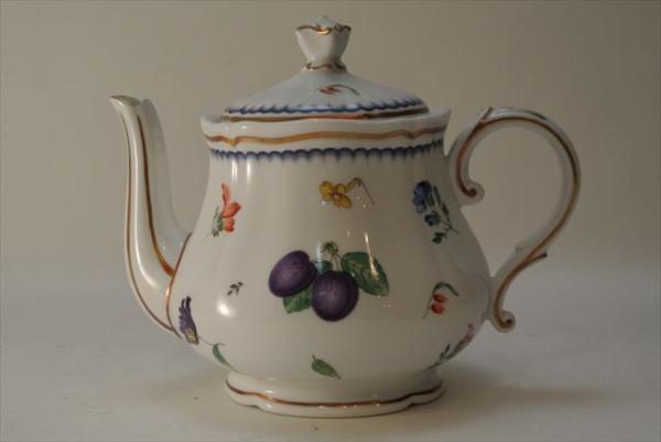 ◆リチャードジノリ イタリアンフルーツ ポット◆中古品KAS06862