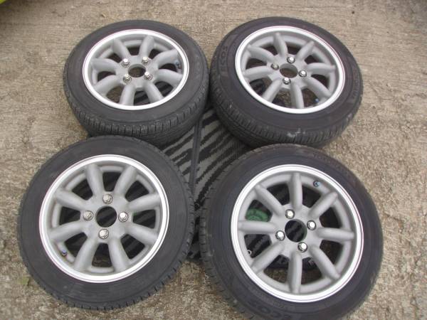 ホンダ ビート RS ワタナベ 13”14”前後異径 + 専用ナット SET 画像通り