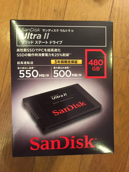 SanDisk SDSSDHII-480G-J26 ソリッドステートドライブ SanDisk