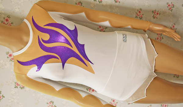 新品 SASAKI ササキ C-7650S 新体操レオタード ホワイト