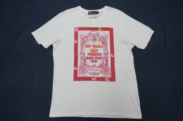 ヒステリックグラマー アンディウォーホール★コラボ Tシャツ 白