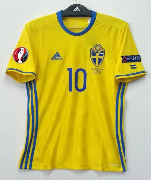 送料無料，安い ユーロ16 スウェーデン H #10 イブラヒモビッチ IBRAHIMOVIC 半袖 ベルギー O(その他)｜売買されたオークション情報、yahooの商品情報をアーカイブ公開 - オークファン ユニフォーム