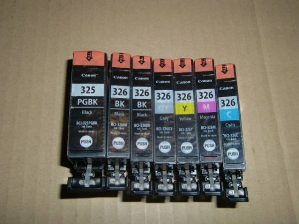 ◆キャノン純正 BCＩ-326+325 6色　7個セット 未使用品◆