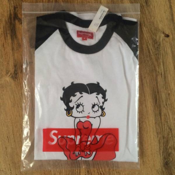 Supreme Betty Boop Raglan Mサイズ SS16 新品