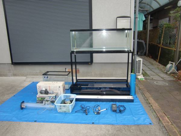 引き取り限定！　120×45×45cmガラス水槽一式 引き取り限定！120×45×45cmガラス水槽一式 | ヤマダウェブコム