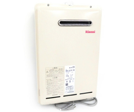 未使用 リンナイ RUX-A1611W-E LP 16号 給湯器 壁掛 M1918200