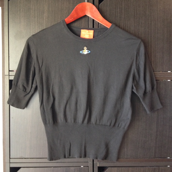 中古★ヴィヴィアンウエストウッド/半袖 カットソー/ブラック M