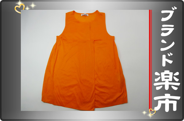 本物☆JILSANDER/ジルサンダー☆ノースリーブカットソー　S