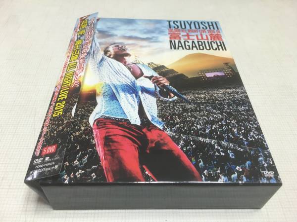 DVD】長淵剛 ALL NIGHT LIVE 2015 ☆5枚組☆ 長渕剛の富士山麓LIVEの
