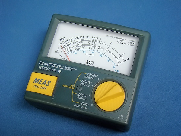 Yokogawa/横河電機 2406E(240635) Insulation Resistance Tester/絶縁