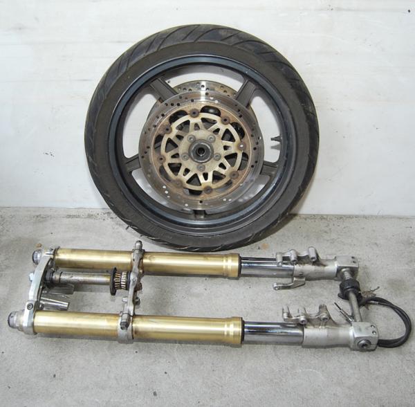 ZXR250 ZX250A フロントフォーク ホイール セット 足廻り H1