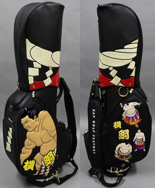 【未使用】ZAP GOLF ザップゴルフ　相撲柄 キャディバッグ ZAP GOLF ザップゴルフ相撲柄 キャディバッグ 【公式通販】