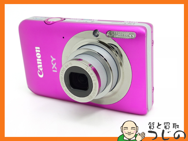 質屋◇1円～◇Canon キャノン コンデジ IXY210F PK ピンク 美品