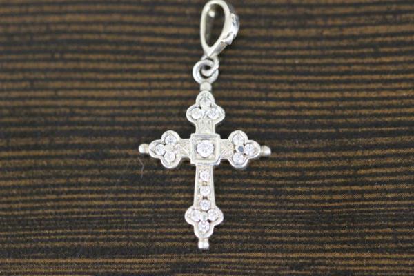 美品！ロドキン スモール ゴシック クロス ペンダント トップ