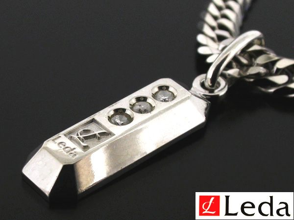 /6082【BSJB】レダシルマ di ダイヤ インゴット ネックレス 本物