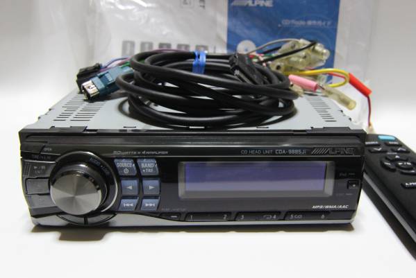 ALPINE アルパイン CDA-9885Ji MP3/WMA/AAC iPod 付属品完備