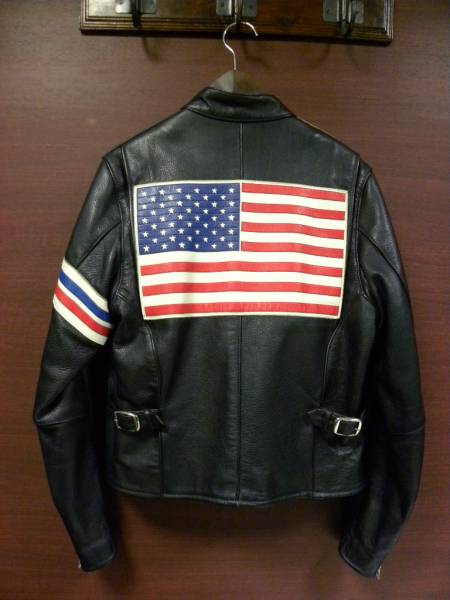 B'S星条旗 イージーライダー レザー ライダース 4 VANSON SCHOTT