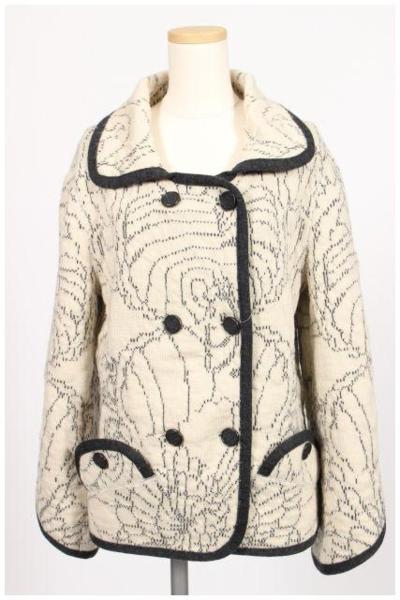 エム ミッソーニ　刺繍ニットブルゾン[LJKM05159]