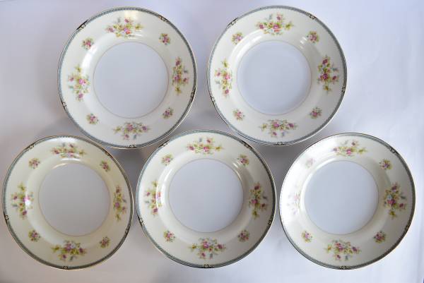 プレミアノリタケ ノリタケ 日陶 1850 深皿 5枚揃い M816Noritake