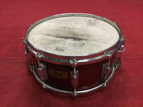 PEARL MAPLEFIBERGLASS SHELL スネアドラム★現状品