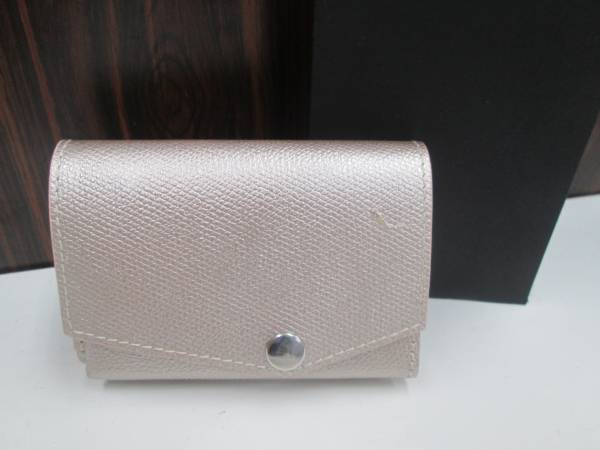 abrasus アブラサス 小さい財布 プラム 中古 レザー