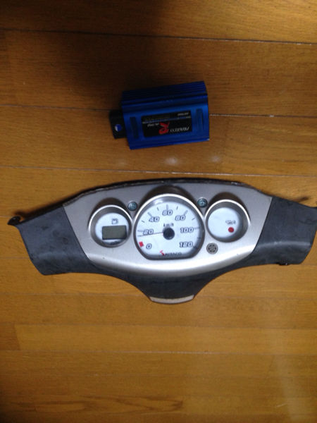 ジョグ JOG SA16J キタコ 社外メーター 120キロ デイトナCDi