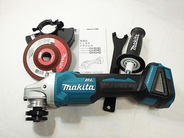 新品 マキタ 18V 125mm ディスクグラインダ GA504DZ(本体のみ)