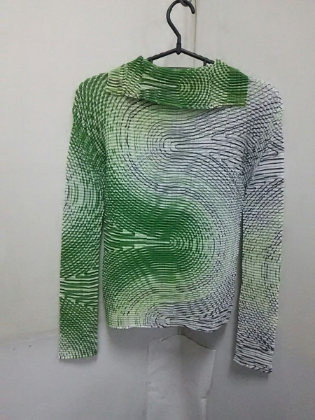 イッセイミヤケ 長袖シャツブラウス 2 レディース プリーツ me ISSEY