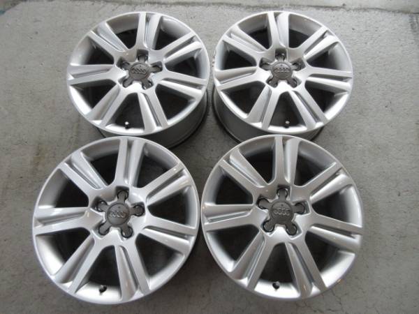 【希少】アウディA4純正17-7.5J 112 5H +45 4本 A6等も!