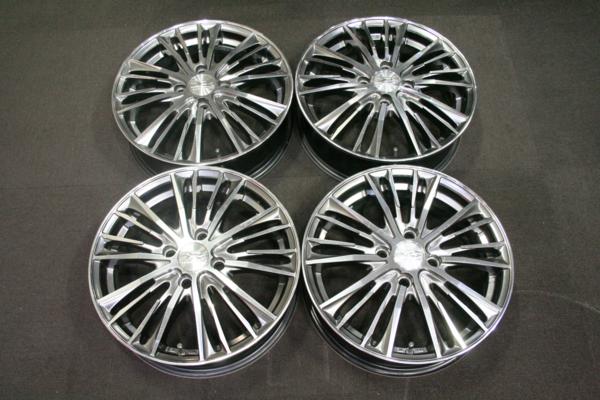 中古 RAYS MARUKA BROCKEN DS45 15×4.5J+43 4/100 4本 送料無料 中古